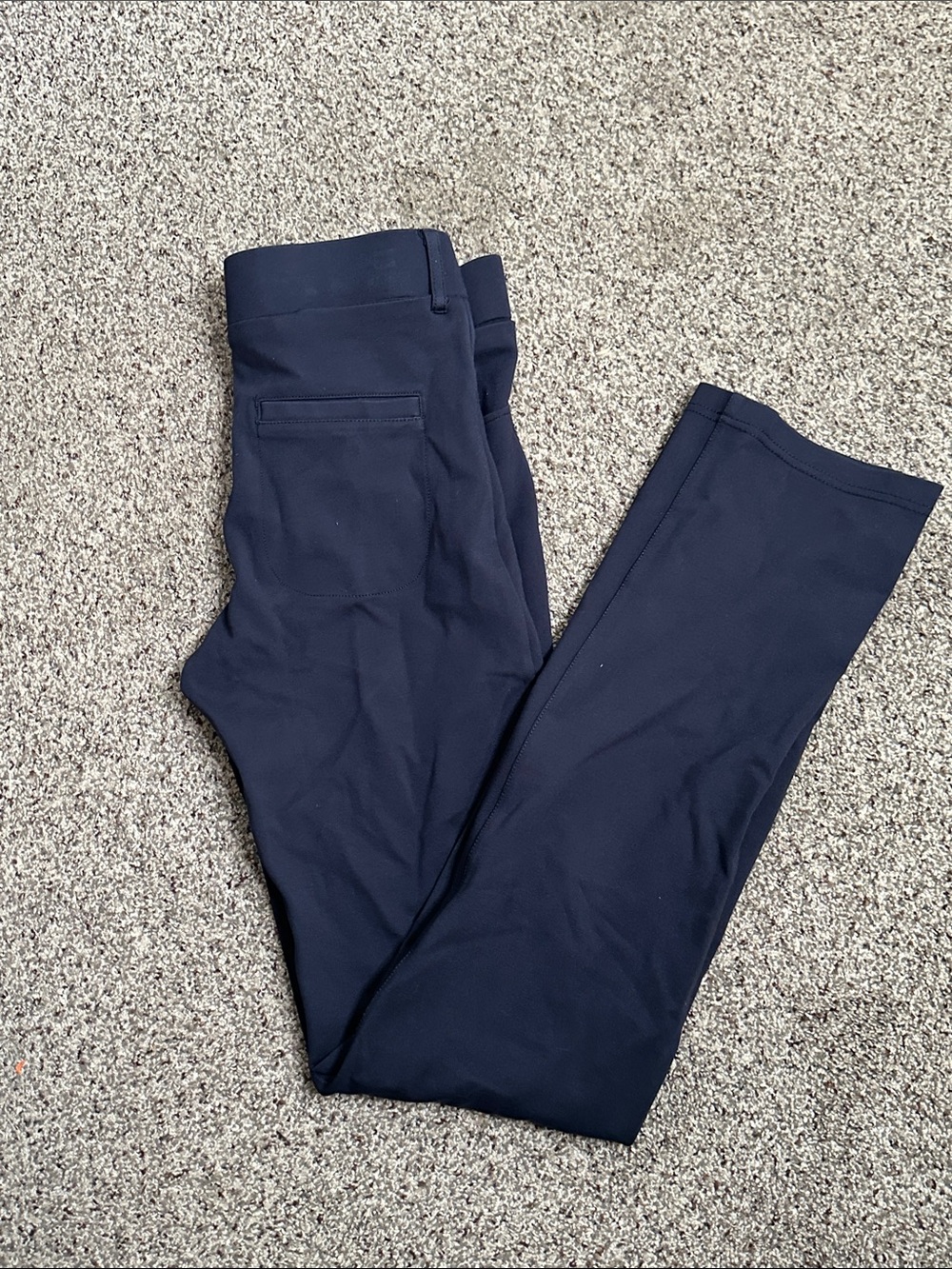 Betabrand Navy blue Straight-Leg Pants pant size small long - Picture 6 of 6